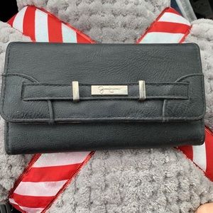 🖤 Jessica Simpson Black/Leopard Print Wallet 🐯